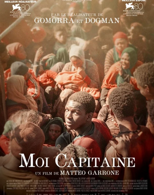 Affiche du film Moi, capitaine (film) de Matteo Garrone avec Seydou Sarr, Moustapha Fall