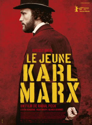 Affiche de Le jeune Karl Marx (film) de Raoul Peck avec August Diehl, Olivier Gourmet, Stefan Konarske, Vicky Krieps