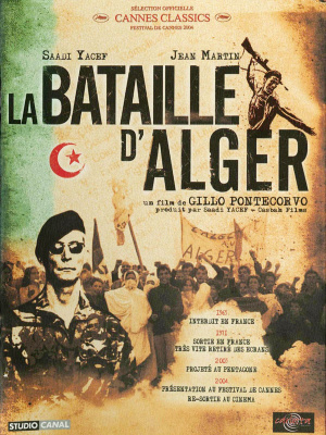 Affiche de La Bataille d'Alger (film) de Gillo Pontecorvo avec