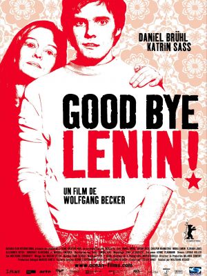 Affiche du film Good Bye, Lenin! (film) de Wolfgang Becker avec Daniel Brühl, Katrin Sass, Alexander Beyer